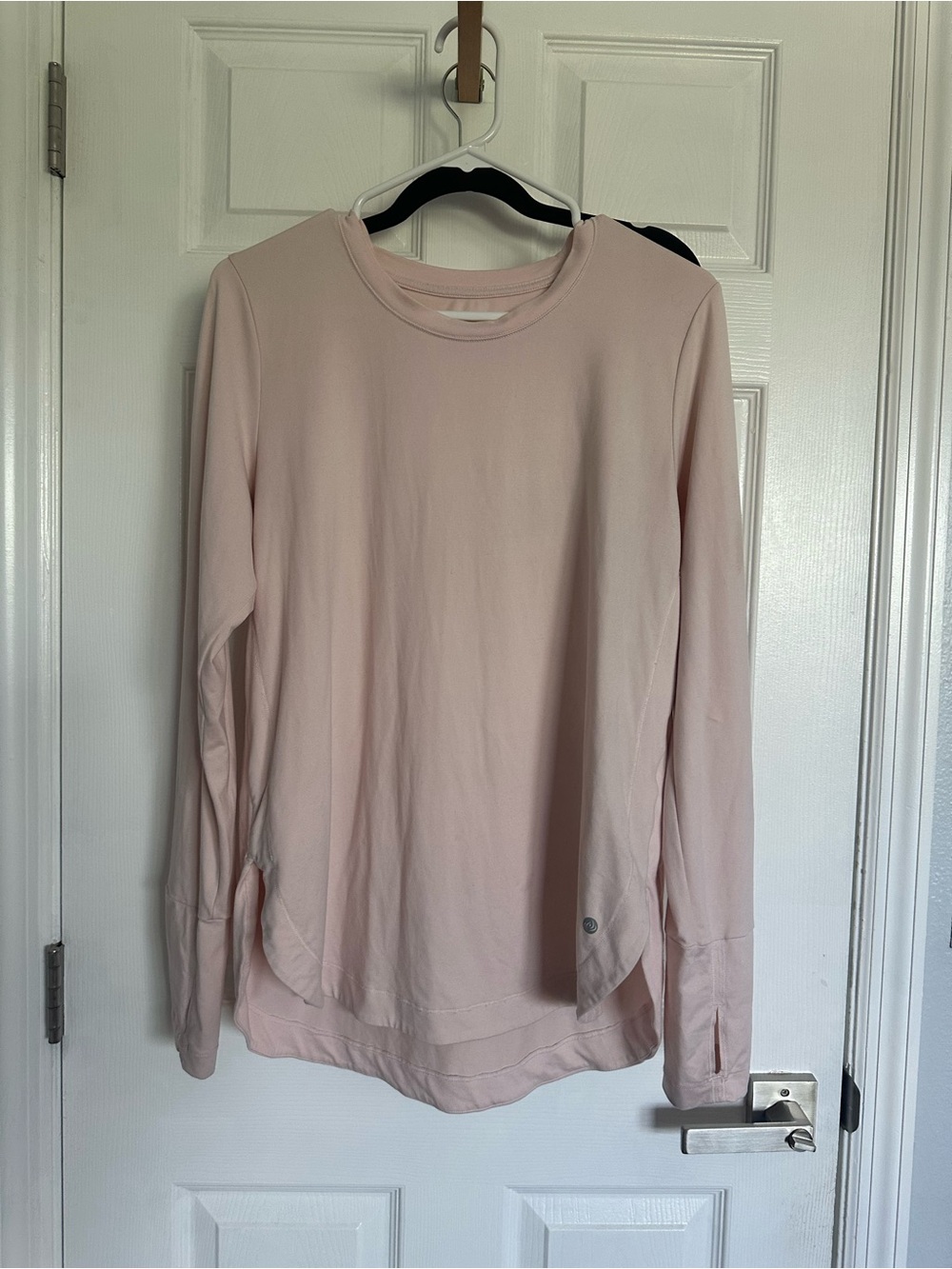 Apana Blush Pink Long-Sleeve Crew Top